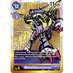 BT02-EN081 MetalGarurumon super rara foil parallela (EN) -NEAR MINT-