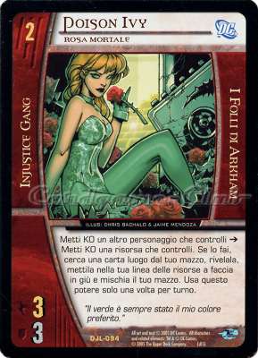 DJL-094 Poison Ivy rara -NEAR MINT-