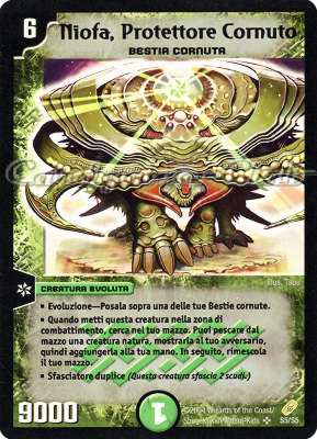 DM-04 Ombre nella Notte Accecante S5/S5 Niofa, Protettore Cornuto super rara foil -NEAR MINT-