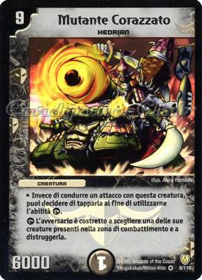 DM-06 Cataclisma dell'Era Invincibile 006/110 Mutante Corazzato molto rara foil -NEAR MINT-