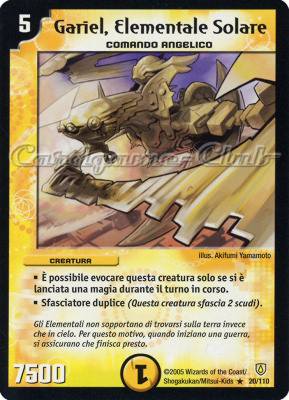 DM-06 Cataclisma dell'Era Invincibile 020/110 Gariel, Elementale Solare rara -NEAR MINT-