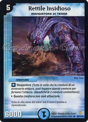 DM-06 Cataclisma dell'Era Invincibile 034/110 Rettile Insidioso non comune -NEAR MINT-