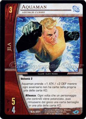 DJL-001 Aquaman comune -NEAR MINT-