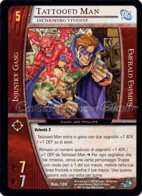 DJL-100 Tattooed man comune -NEAR MINT-