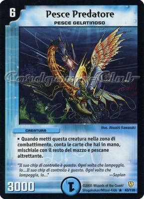 DM-06 Cataclisma dell'Era Invincibile 043/110 Pesce Predatore rara -NEAR MINT-