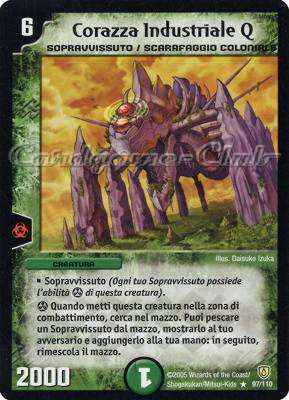 DM-06 Cataclisma dell'Era Invincibile 097/110 Corazza Industriale Q rara -NEAR MINT-