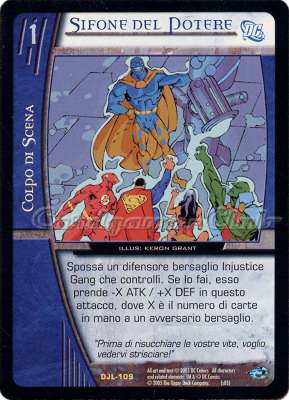 DJL-109 Sifone del Potere rara -NEAR MINT-