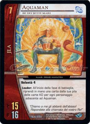 DJL-002 Aquaman non comune -NEAR MINT-