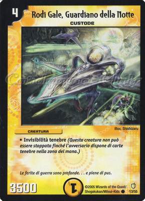 DM-07 Fragore dell'Annichilimento 13/55 Rodi Gale, Guardiano della Notte comune -NEAR MINT-