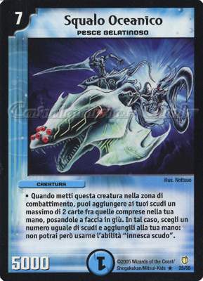DM-07 Fragore dell'Annichilimento 25/55 Squalo Oceanico rara -NEAR MINT-