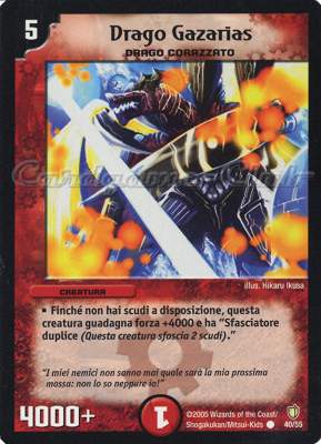 DM-07 Fragore dell'Annichilimento 40/55 Drago Gazarias comune -NEAR MINT-