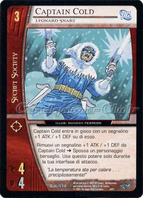 DJL-114 Captain Cold non comune -NEAR MINT-