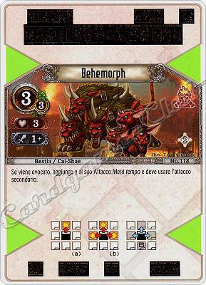 118 Behemorph non comune -NEAR MINT-