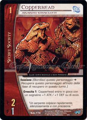 DJL-116 Copperhead comune -NEAR MINT-