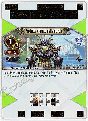 127 Predatore Pirata delle Nuvole comune -NEAR MINT-