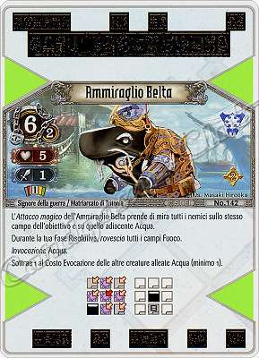 142 Ammiraglio Belta molto rara -NEAR MINT-