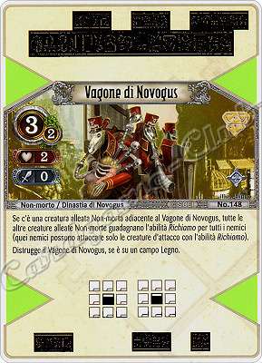 148 Vagone di Novogus rara -NEAR MINT-