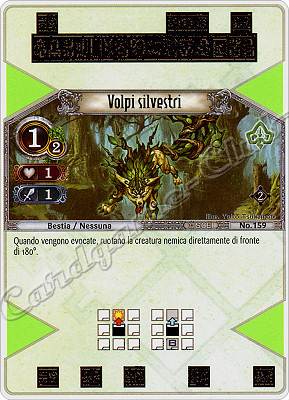 159 Volpi Silvestri comune -NEAR MINT-