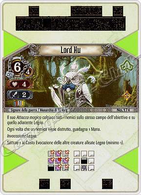 174 Lord Hu molto rara -NEAR MINT-