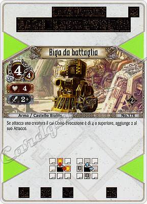 178 Biga da Battaglia comune -NEAR MINT-