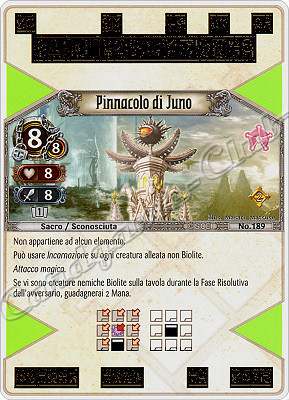 189 Pinnacolo di Juno molto rara -NEAR MINT-