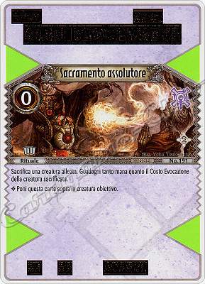 191 Sacramento Assolutore non comune -NEAR MINT-