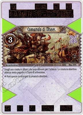 195 Comando di Dhees comune -NEAR MINT-