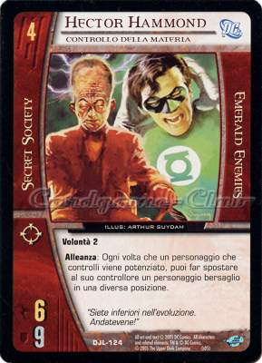 DJL-124 Hector Hammond comune -NEAR MINT-