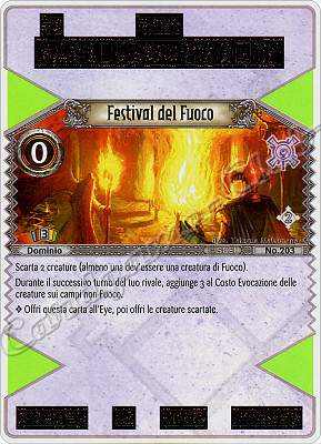 203 Festival del Fuoco non comune -NEAR MINT-