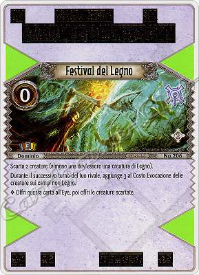 206 Festival del Legno non comune -NEAR MINT-