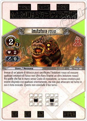 214 Imitatore Rosso rara -NEAR MINT-