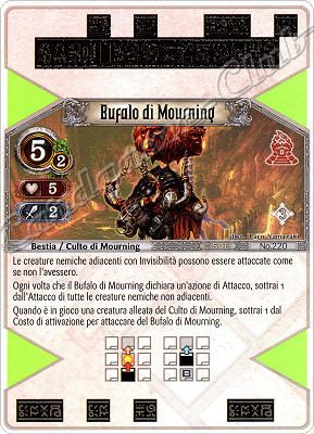 220 Bufalo di Mourning non comune -NEAR MINT-