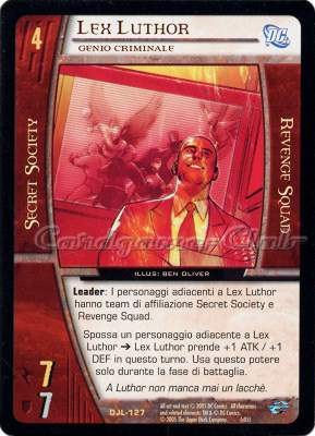 DJL-127 Lex Luthor rara -NEAR MINT-