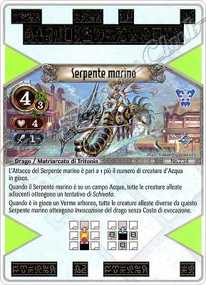 234 Serpente Marino rara -NEAR MINT-