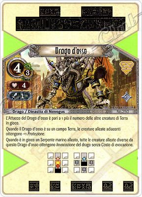 250 Drago d'Osso rara -NEAR MINT-
