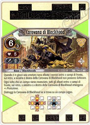 254 Carovana di Blackhood non comune -NEAR MINT-