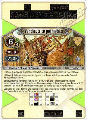 255 Vendicatrice Parmetica rara -NEAR MINT-