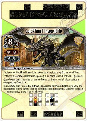 257 Gaiakhan l'Insensibile molto rara -NEAR MINT-
