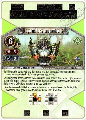 271 Nagirashu Senza Padrone rara -NEAR MINT-