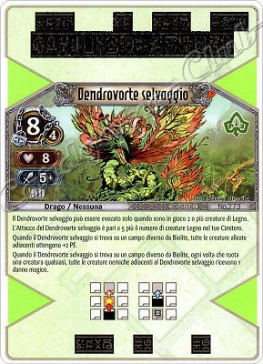 273 Dendrovorte Selvaggio molto rara -NEAR MINT-
