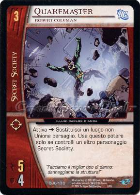 DJL-133 Quakemaster non comune -NEAR MINT-