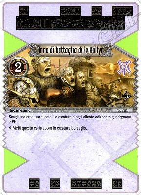 295 Inno di Battaglia di Se Hollyn comune -NEAR MINT-