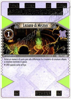 297 Lezione di Mesmer comune -NEAR MINT-