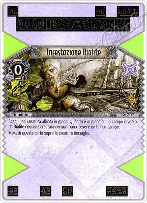 307 Infestazione Biolite molto rara -NEAR MINT-