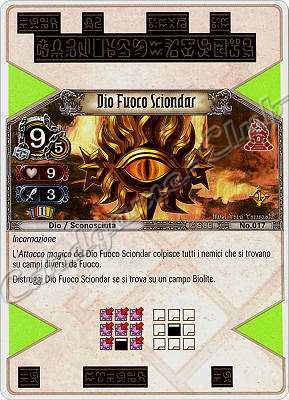 017 Dio Fuoco Sciondar molto rara -NEAR MINT-
