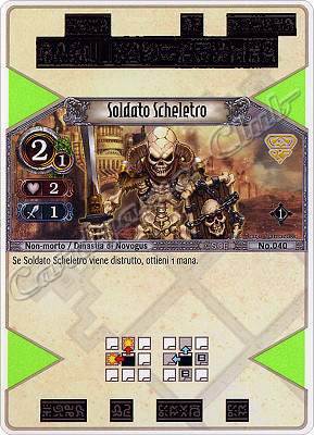 040 Soldato Scheletro comune -NEAR MINT-