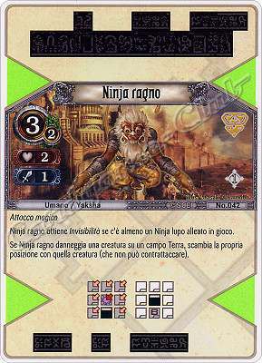 042 Ninja Ragno non comune -NEAR MINT-
