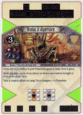 050 Arelai il Difensore molto rara -NEAR MINT-