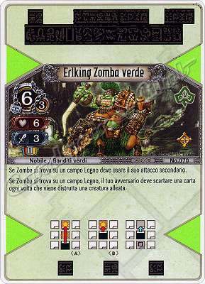 070 Erlking Zomba Verde molto rara -NEAR MINT-
