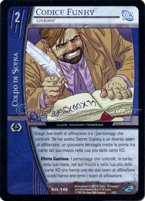 DJL-142 Codice Funky comune -NEAR MINT-